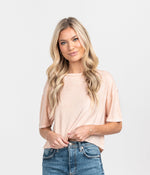 Salt Washed Top FADED CORAL