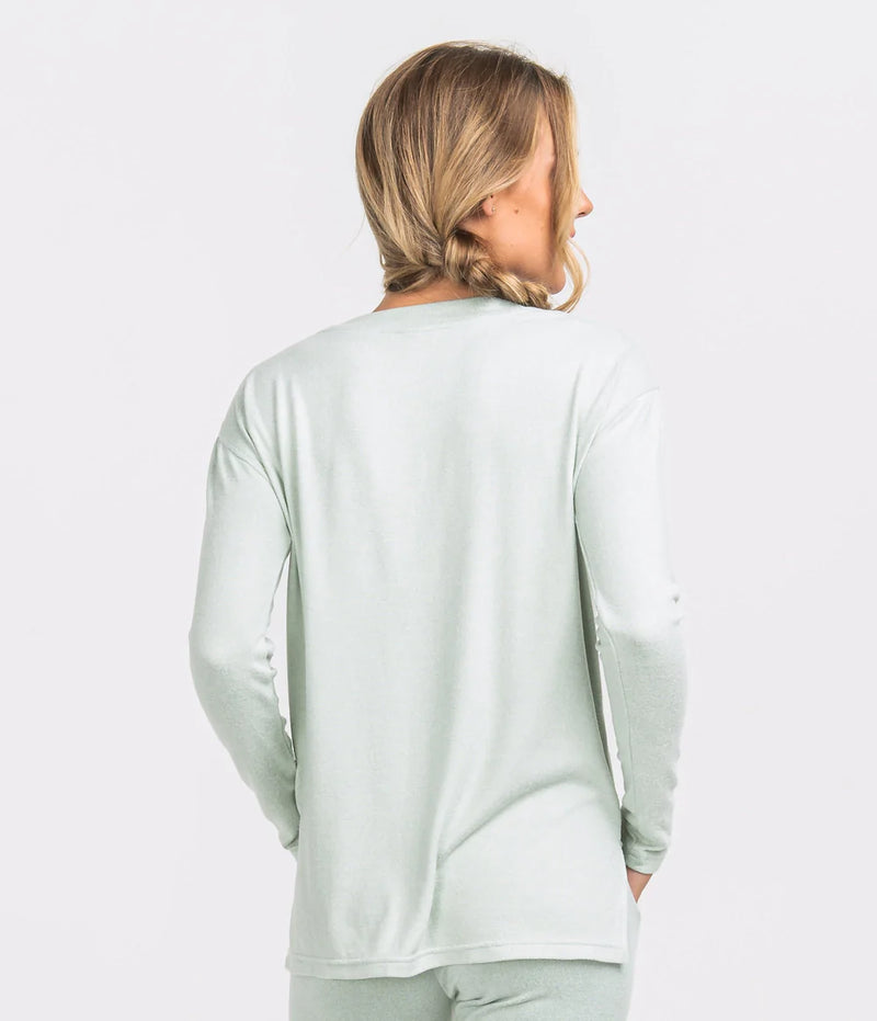 SINCERELY SOFT HEATHER FLEECE MOON MIST