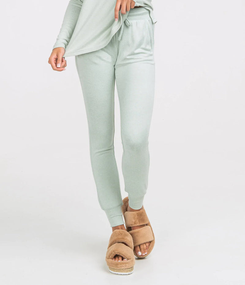 SINCERELY SOFT HEATHER JOGGERS MOON MIST
