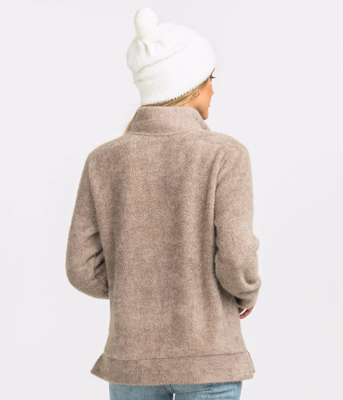 SWEATER KNIT PULLOVER WALNUT