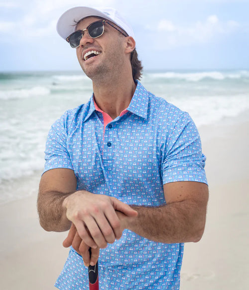 PAR FORE PRINTED POLO