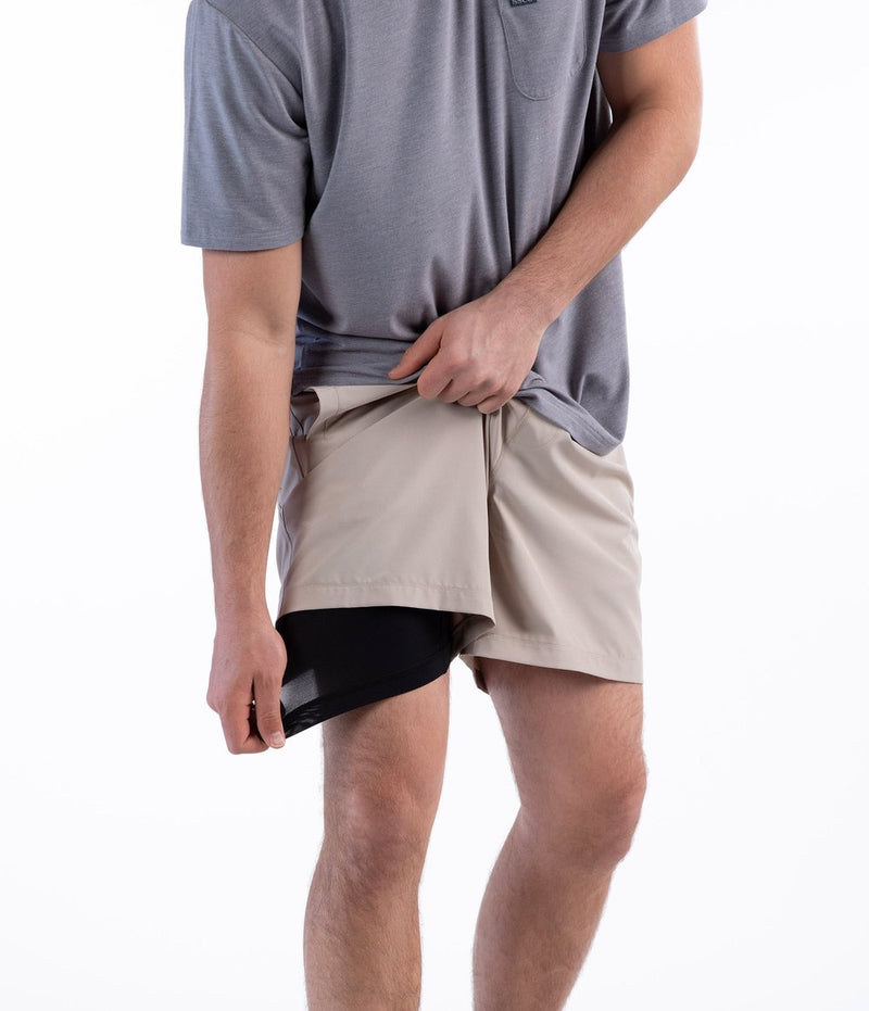 EVERYDAY HYBRID SHORTS RHINO