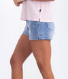NOT YOUR MAMA'S DENIM SHORTS FADED DEMIN