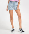NYM 90S KNIT DENIM SHORTS BLEACHED