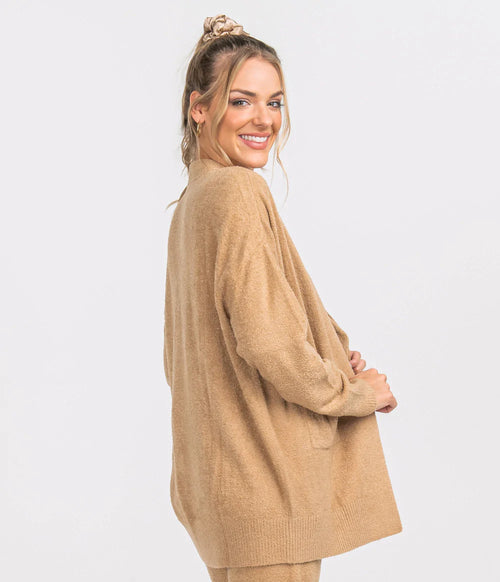 DREAMLUXE SHORT CARDIGAN BOURBON