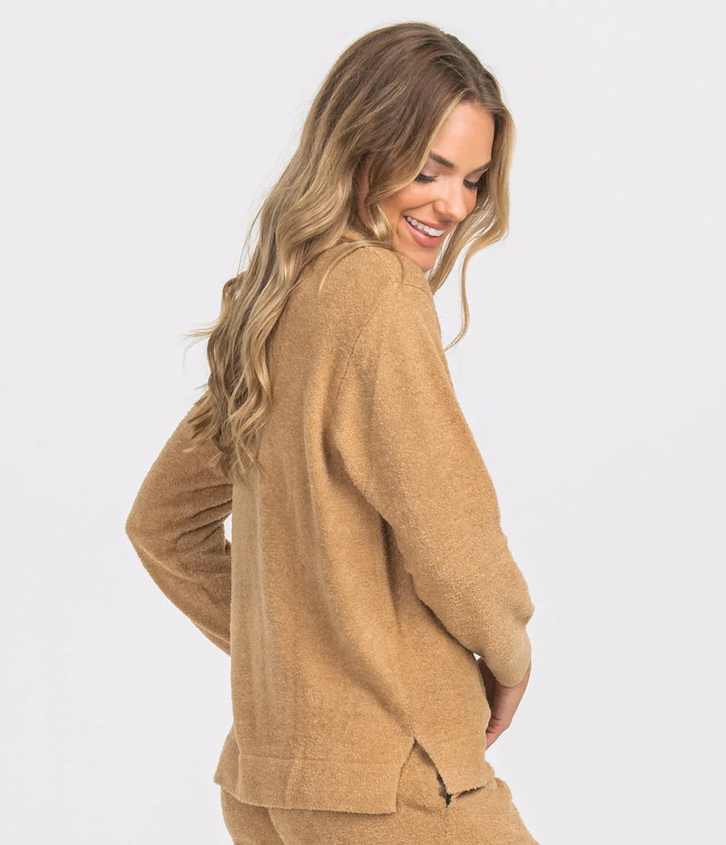 DREAMLUXE TURTLENECK SWEATER BOURBON