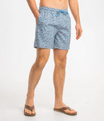 (LINED) BIRDS OF PARADISE SWIM SHORTS