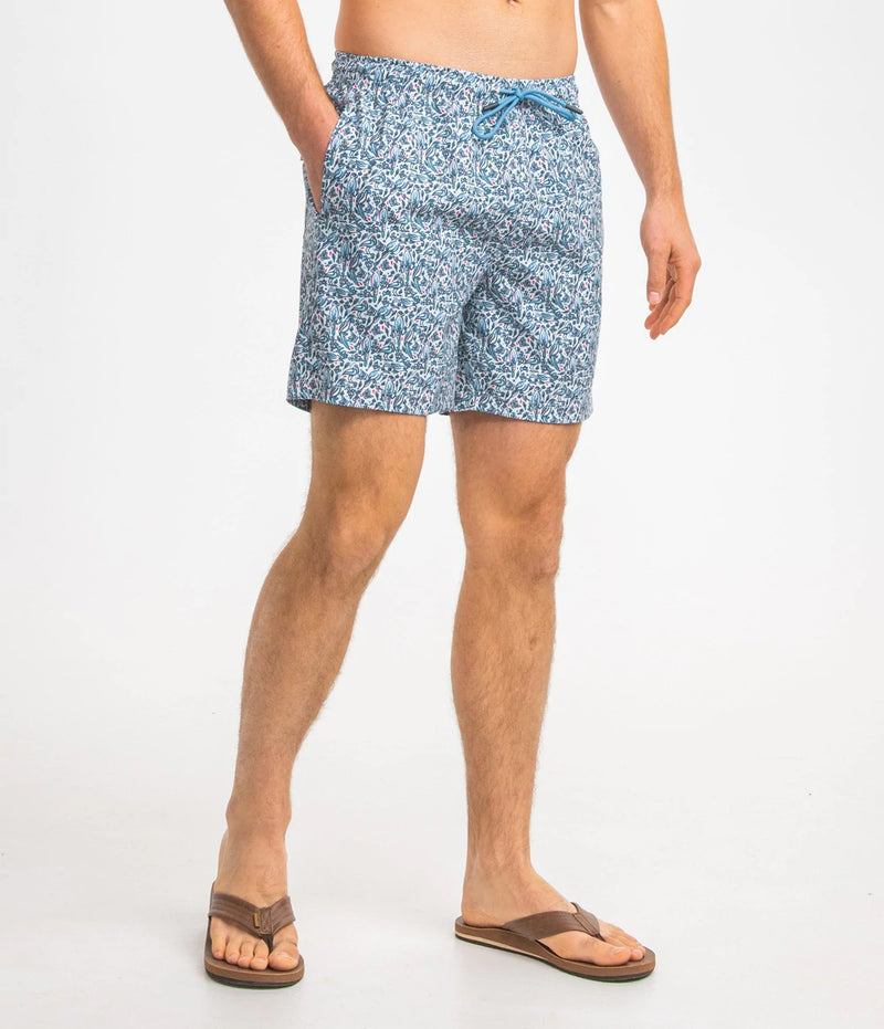 (LINED) BIRDS OF PARADISE SWIM SHORTS