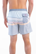 NEO STRIPE SWIM SHORTS
