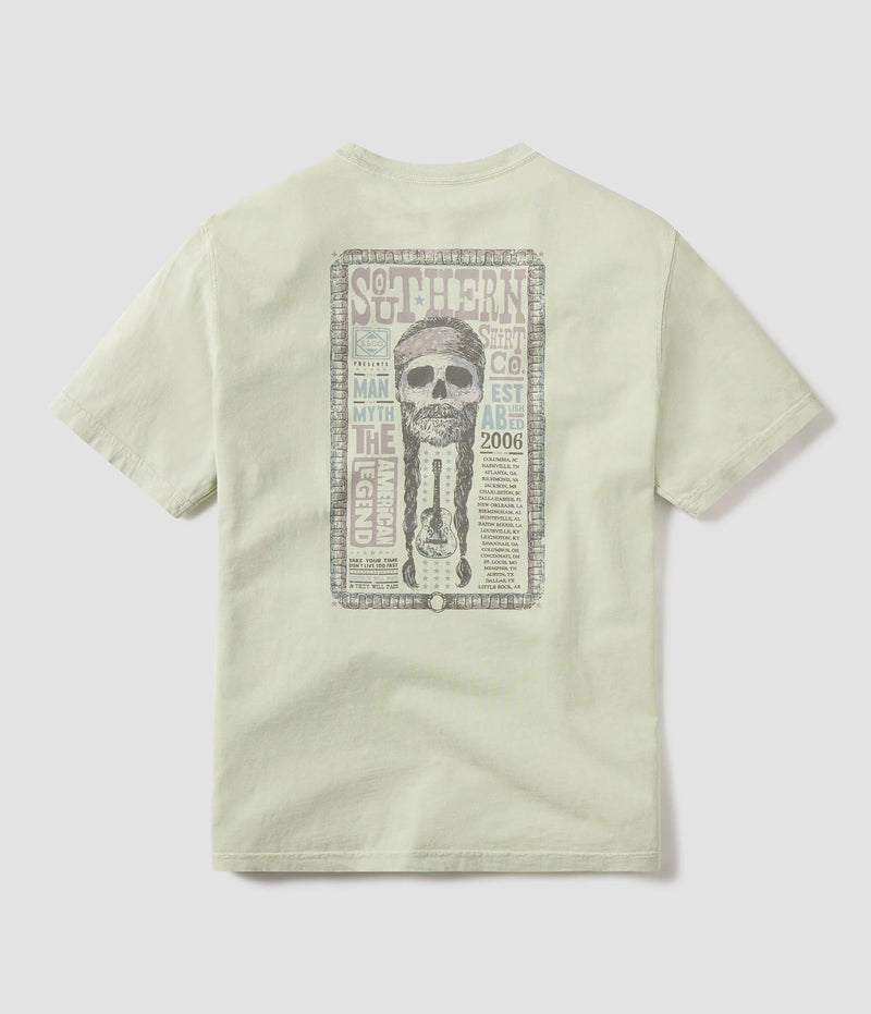 OUTLAW COUNTRY SS TEE MOSS