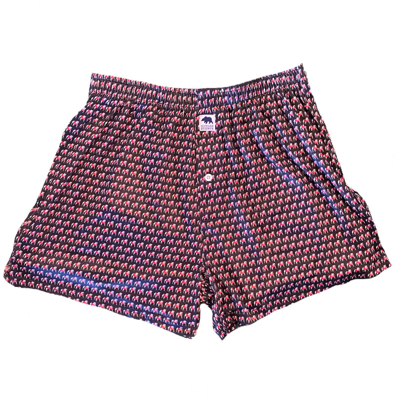 Standing Bulldog Performance Boxers BLACK