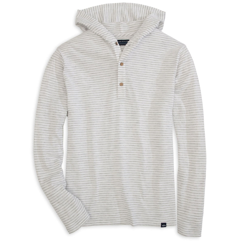 Bedlow Stripe Henley Hoodie